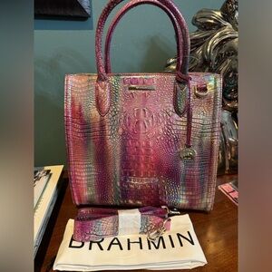 NWT Brahmin Caroline Satchel Bag - Magical Mini Melbourne